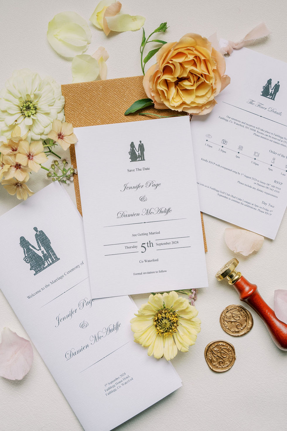 a wedding invitation for wedding in faithelgg house hotel