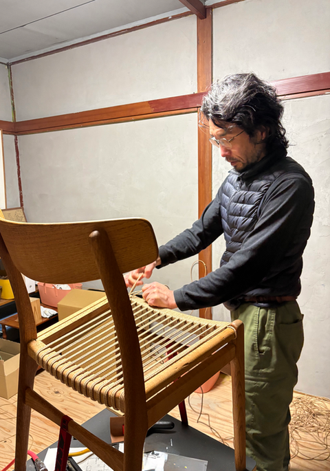 CH23 ,ペーパーコード張替え、ペーパーコード張替え,修理