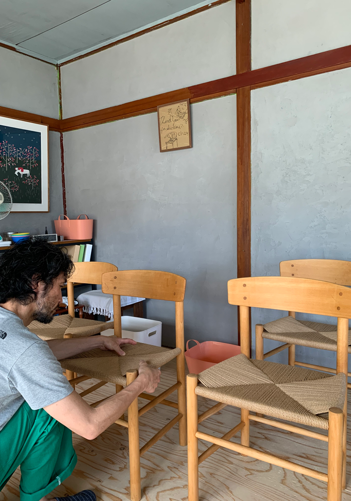 J39張り替え,J39張替え,ペーパーコード張り替え修理,kamome