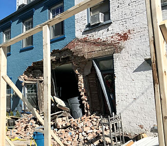 Building Damage Due to Car Crash