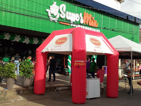 Pajuçara Alimentos marca presença no aniversário de 10 anos do Super Mix em Cajueiro/AL