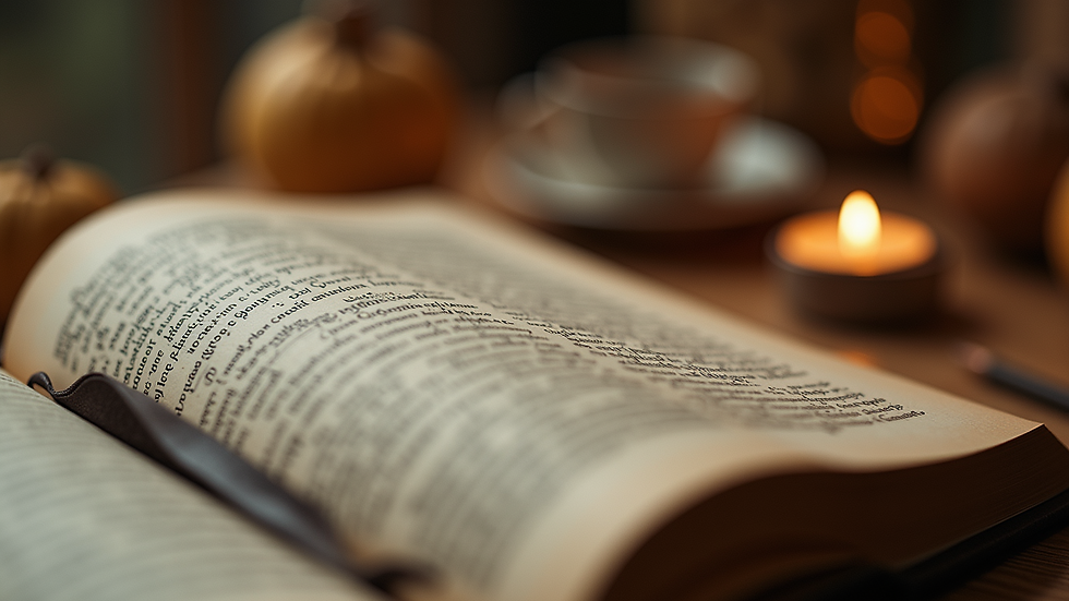 Close-up view of a seasonal Cree storytelling book