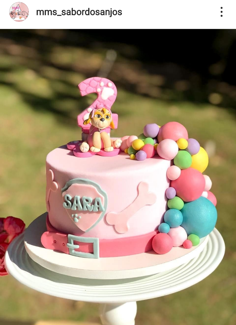 Miniatura: Bolos de 15cm infantil em pasta americana 