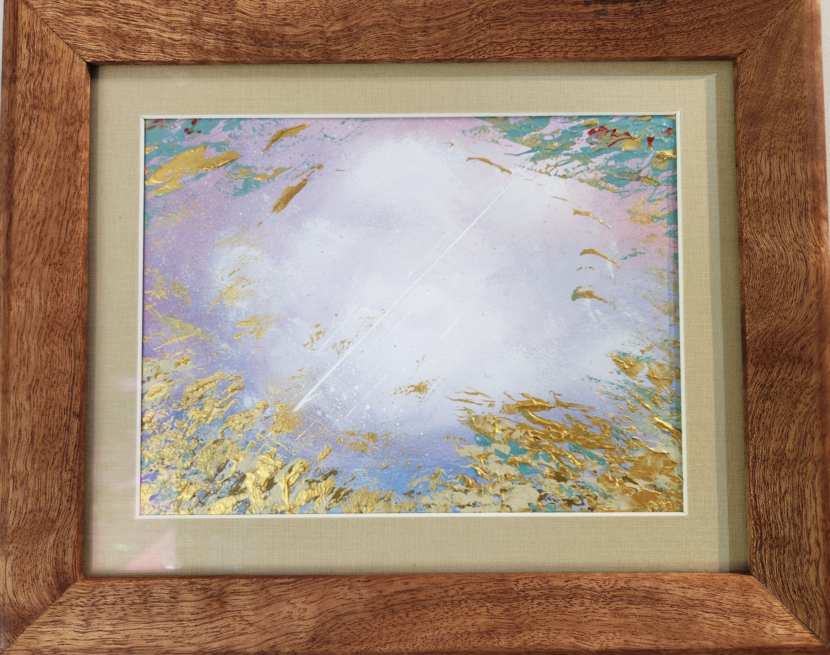 Small Pink Garden Abstract