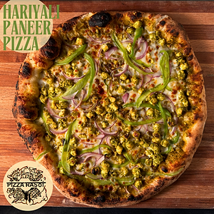 Hariyali Paneer Pizza