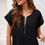 Thumbnail: Black Zip To It Blouse