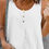 Thumbnail: White Button Textured Cotton Tank Top