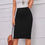 Thumbnail: High Waist Solid Skirt 