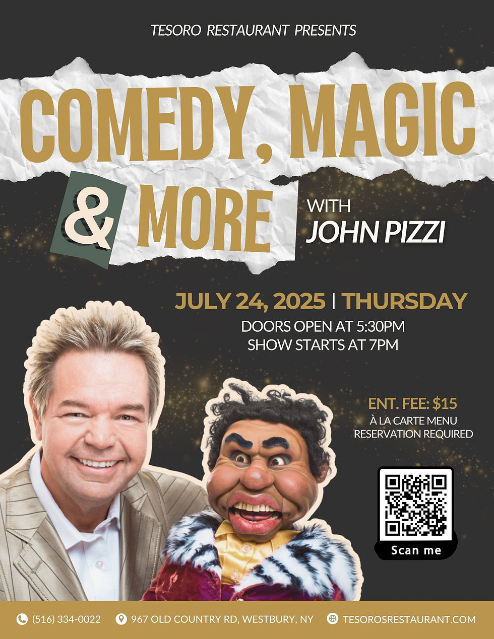 Tesoros Restaurant Comedy magic and ventriloquist night @@