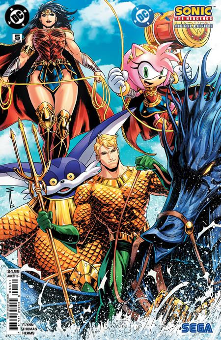 DC x Sonic the Hedgehog Metal Legion #5 CVR C Serg Acuna Card Stock Var