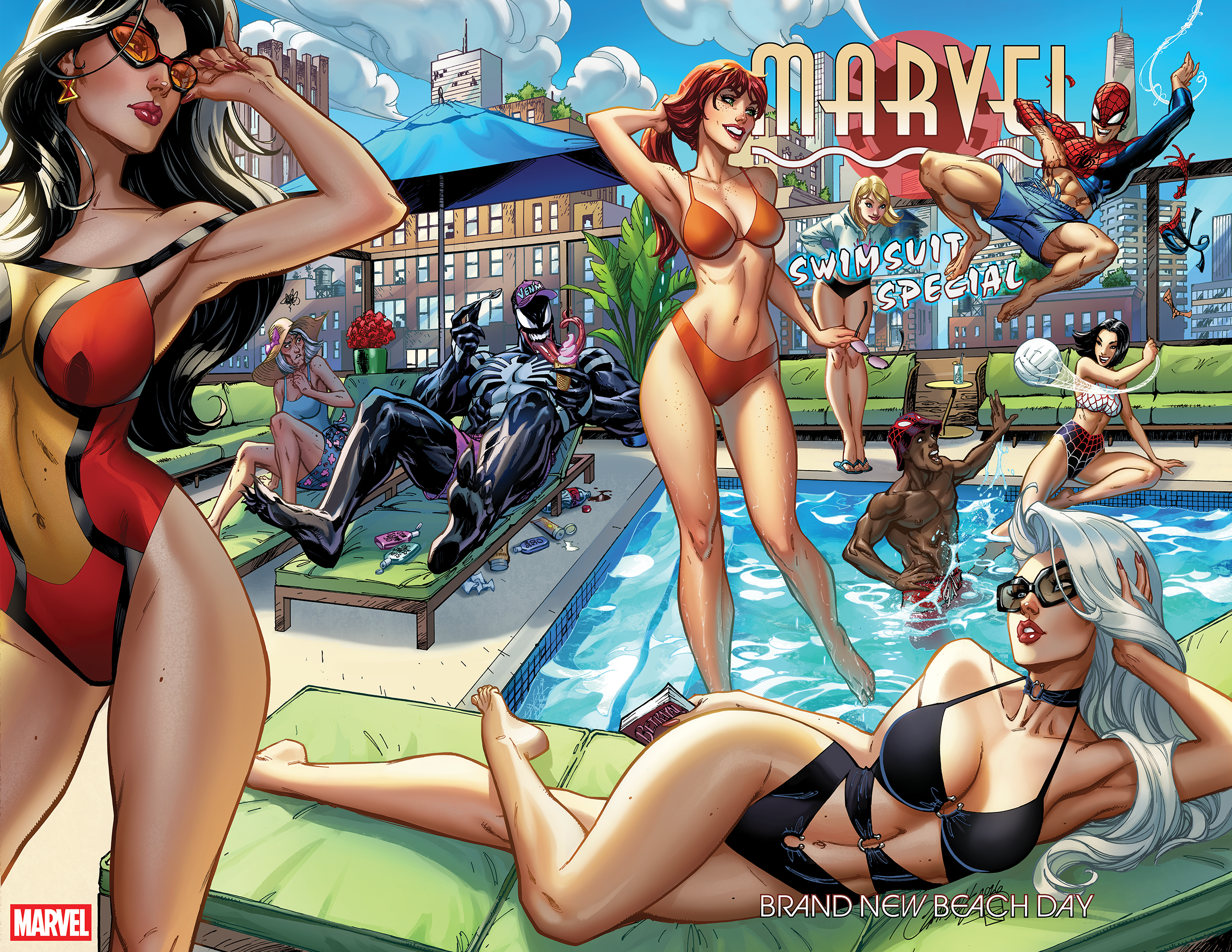 Marvel Swimsuit Special Brand New Beach Day #1 Wraparound Cover