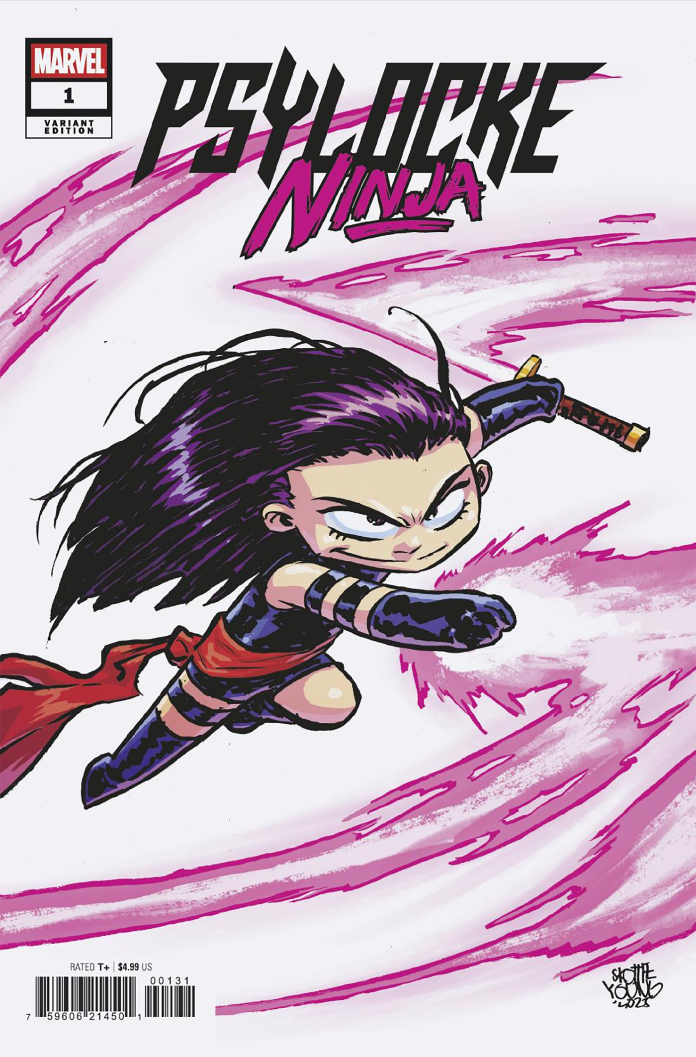 Psylocke Ninja #1 Skottie Young Var