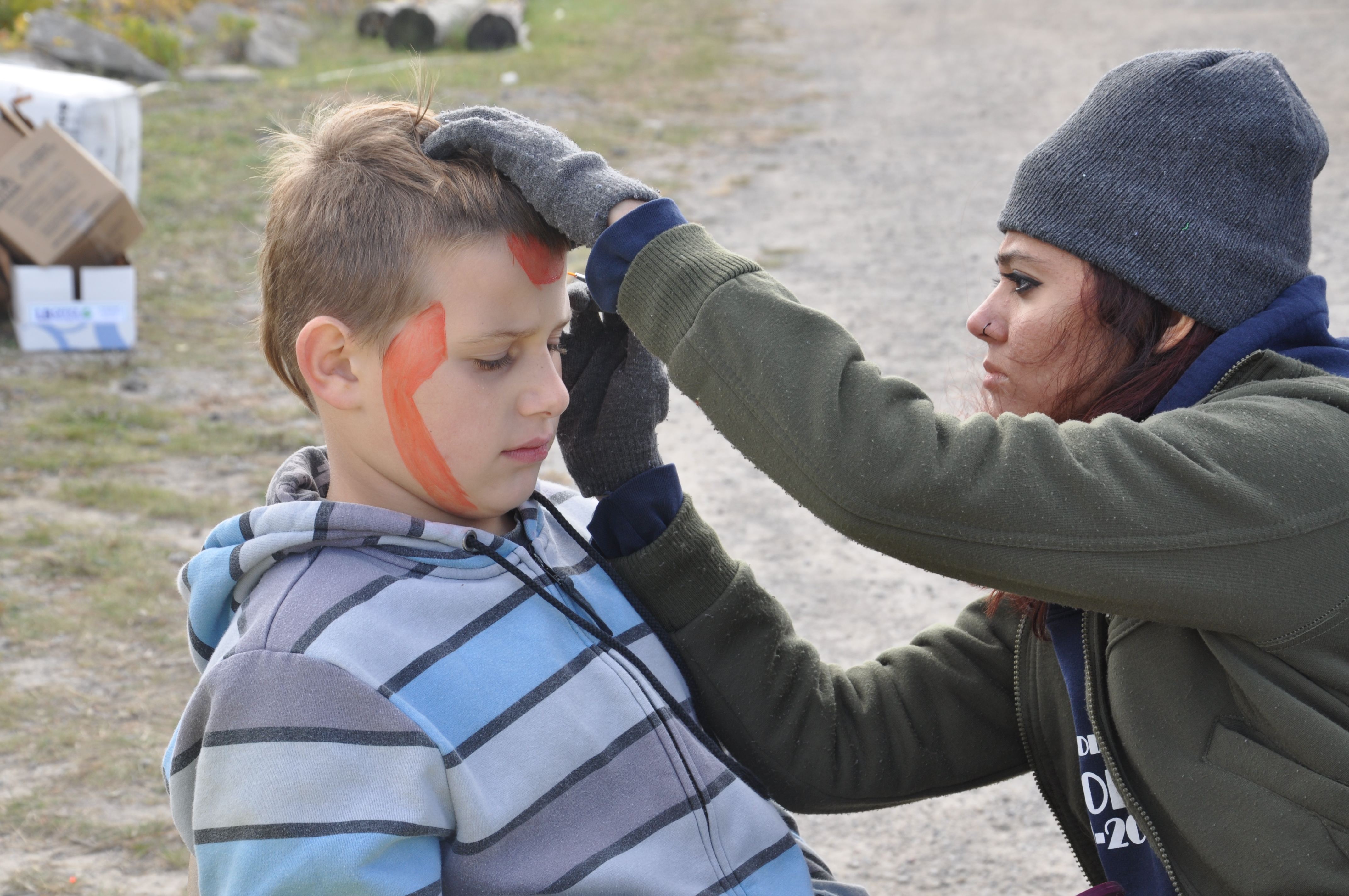 Facepainting for our Sole Shoppers