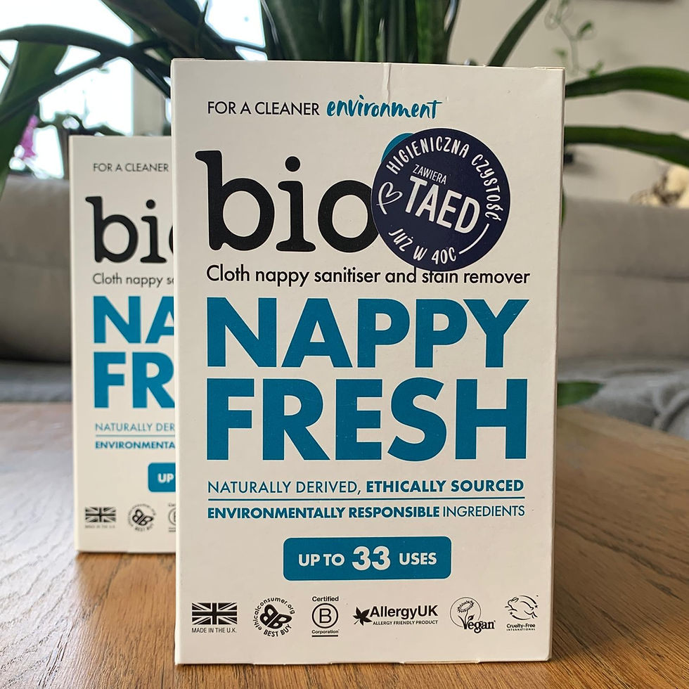 wspomagający odkażanie pieluszek wielorazowych