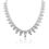 Thumbnail: White Gold Necklace Earring Set BMBBO0212R