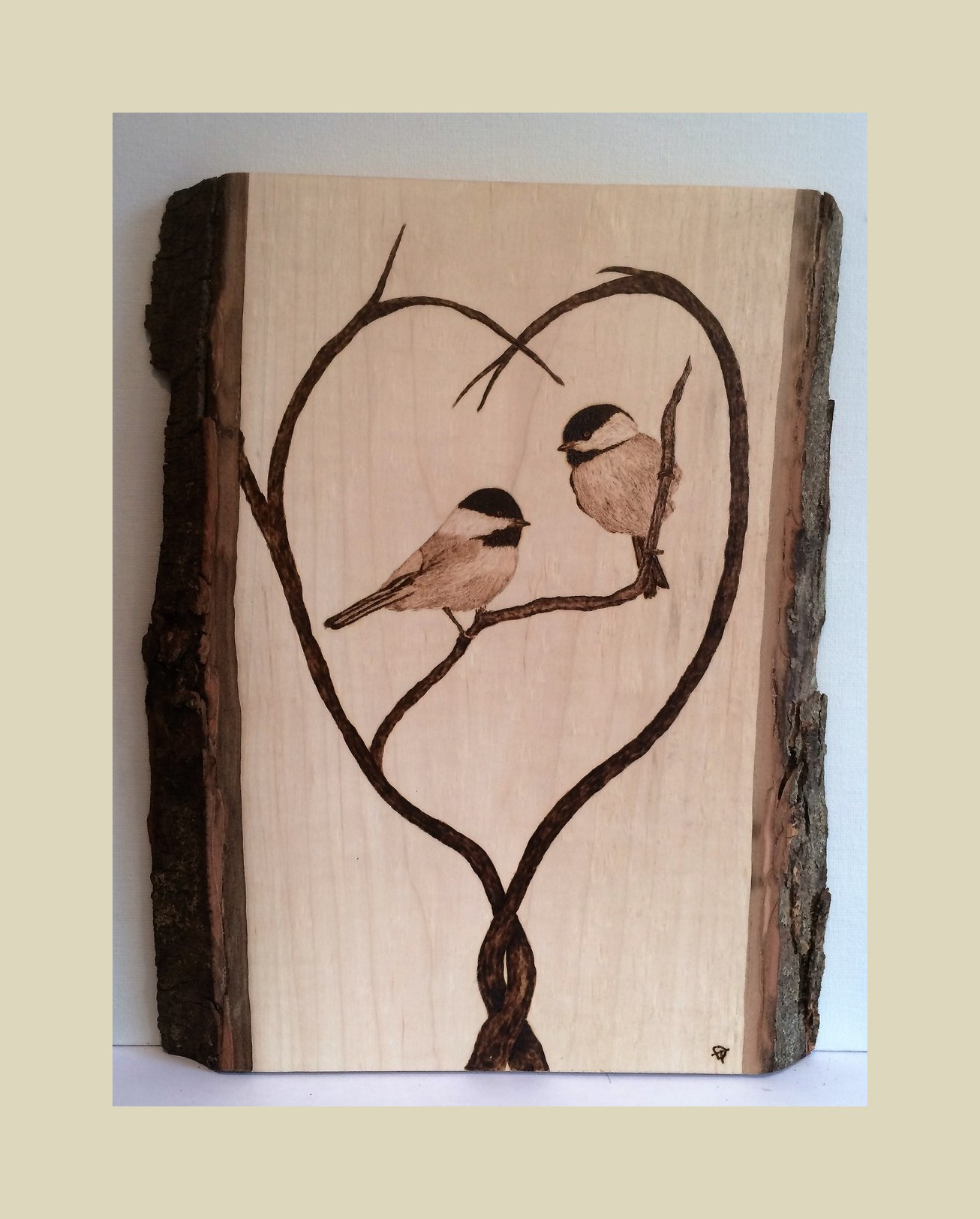 2 Chickadees- Sold