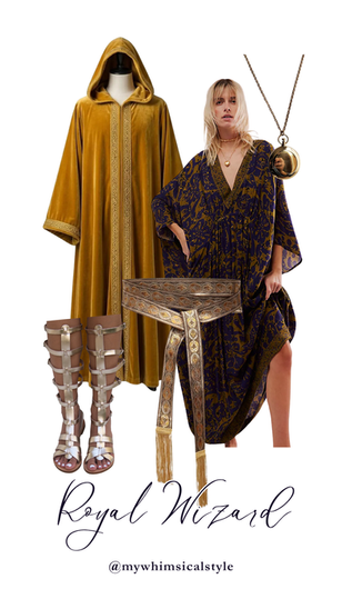 A Whimsical Wizard Magician Outfit Idea for Women