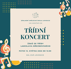 Třídní koncert žáků L. Březnovského
