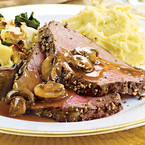 Seasoned Roasted Top Round