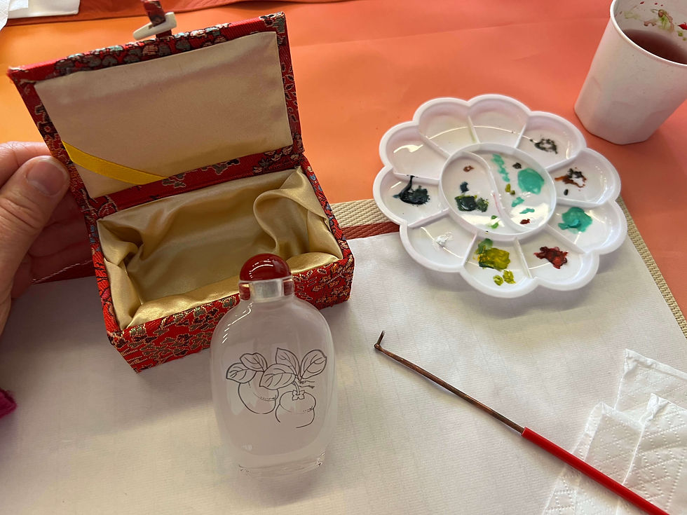 tiniest brush for painting inside the bottle