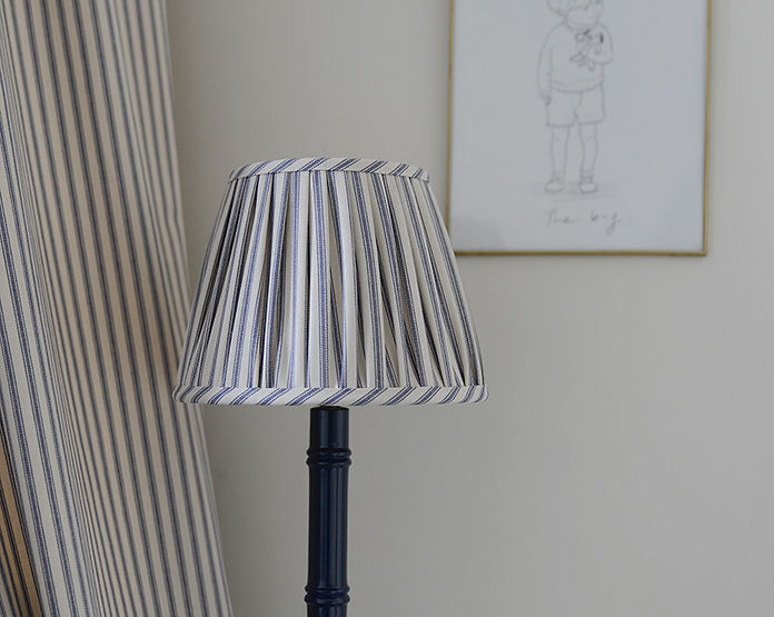 1.O&P LAMPSHADE – TICKING STRIPS BLUE.jpg