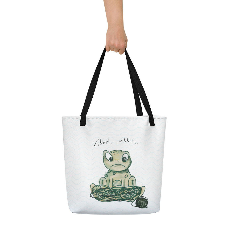 Thumbnail: Ultimate Crochet Project Bag - Ribbit