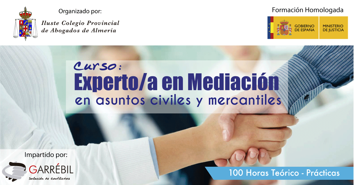 Almería: Curso de Mediación en Asuntos Civiles y Mercantiles