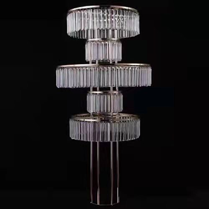 62″ H Ferris Wheel Shape Gold Stand with Crystal Clear Acrylic Strip.png