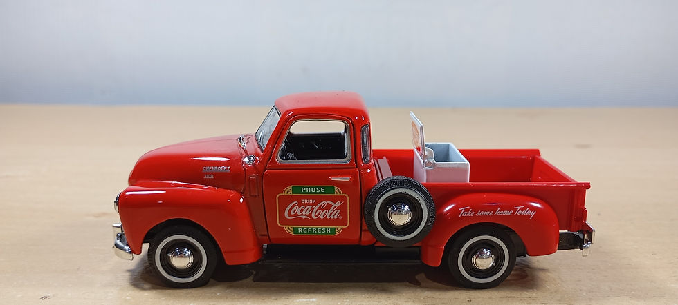Miniatura: CAMIONETA CHEVROLET 1953 DE COCA COLA