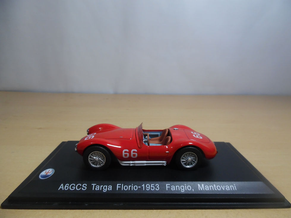 Miniatura: AUTO DE COMPETENCIA MASERATI A6GCS TARGA FLORIO 1953 Nº66