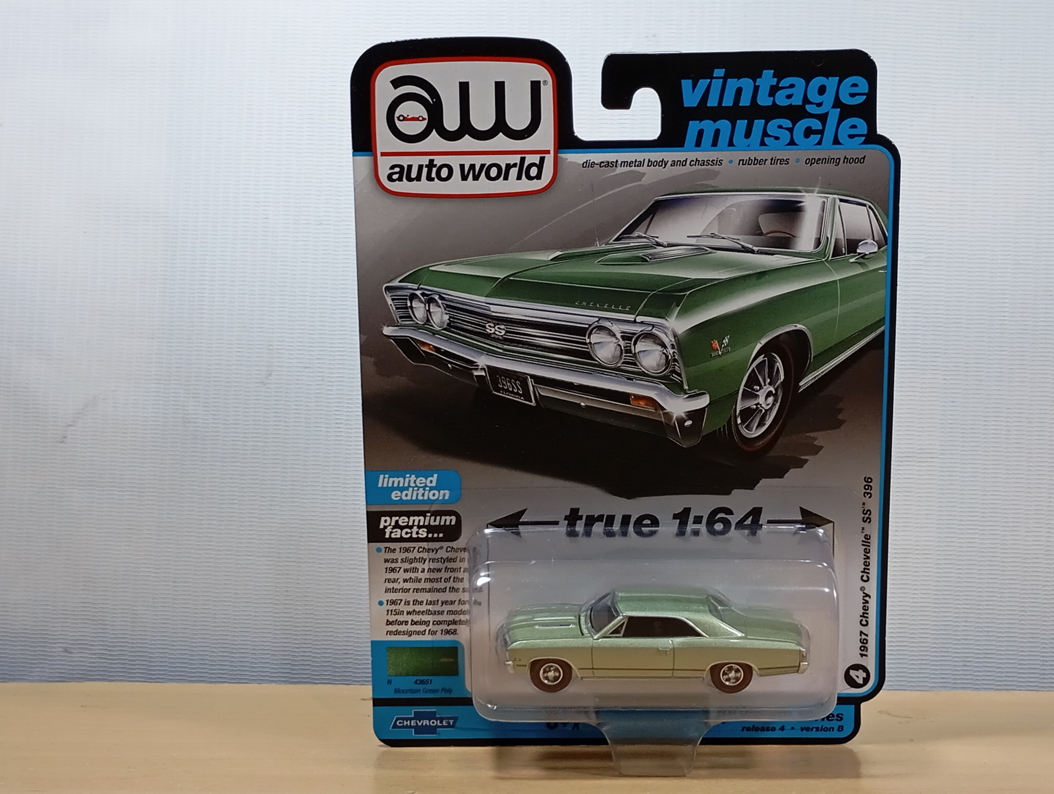 AUTO CHEVROLET CHEVELLE SS396 1967