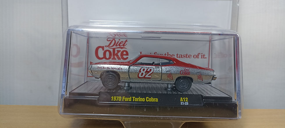 Miniatura: AUTO COCACOLA FORD TORINO COBRA 1970