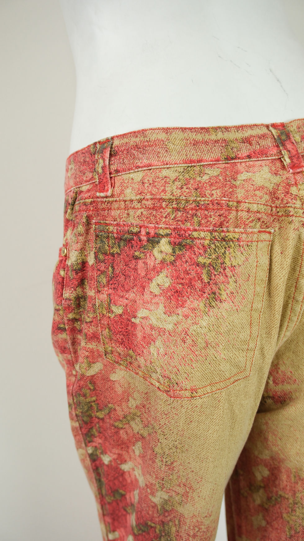 Thumbnail: Roberto Cavalli Gold & Red Glamour Tapestry 2000s