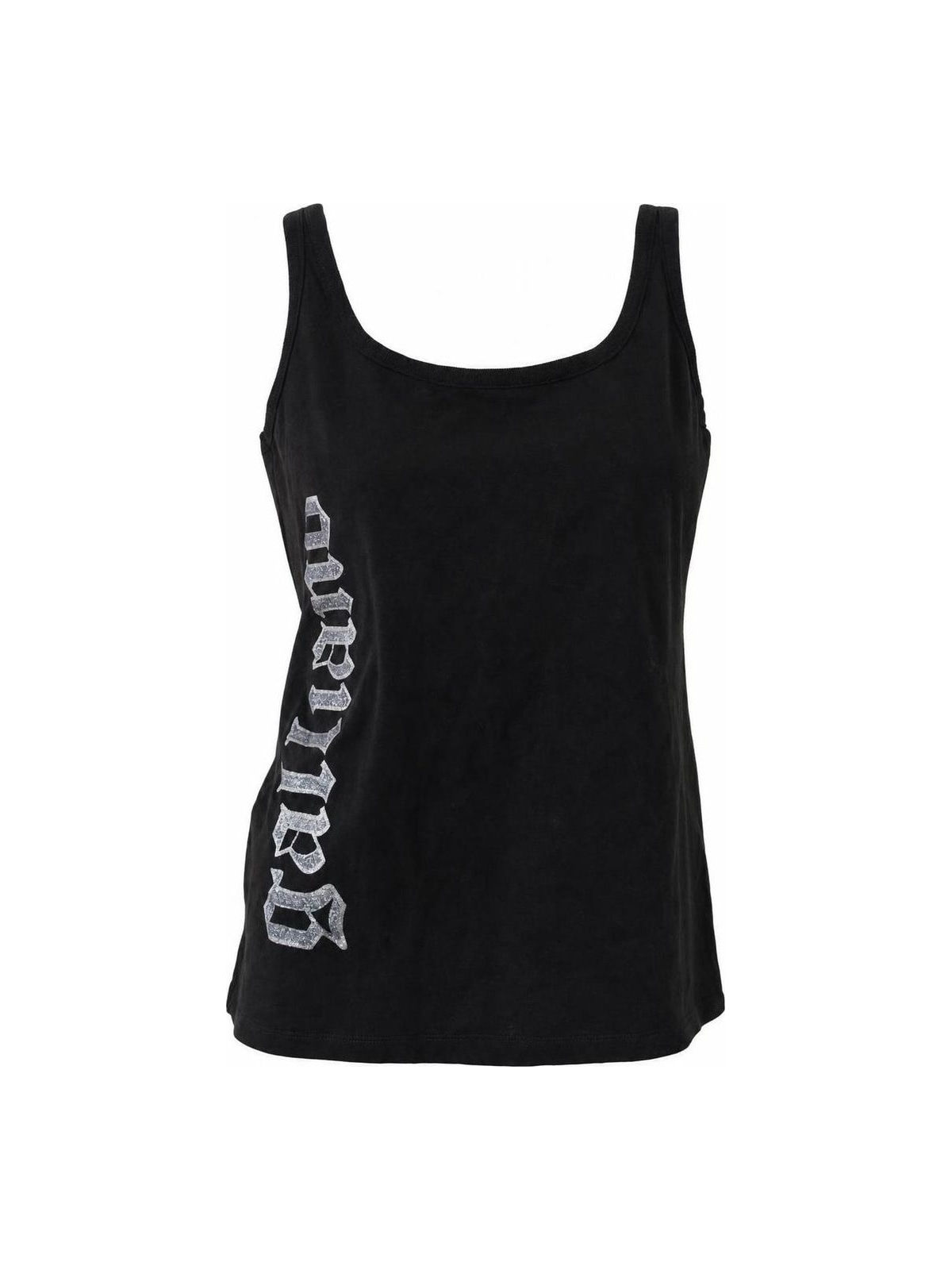 Galliano Black Tanktop Blue Glitters 2000s