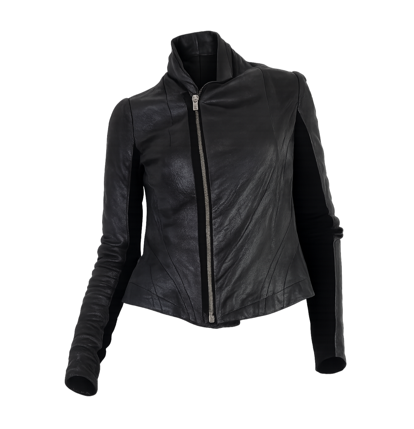 Rick Owens Used Effect Leather Jacket