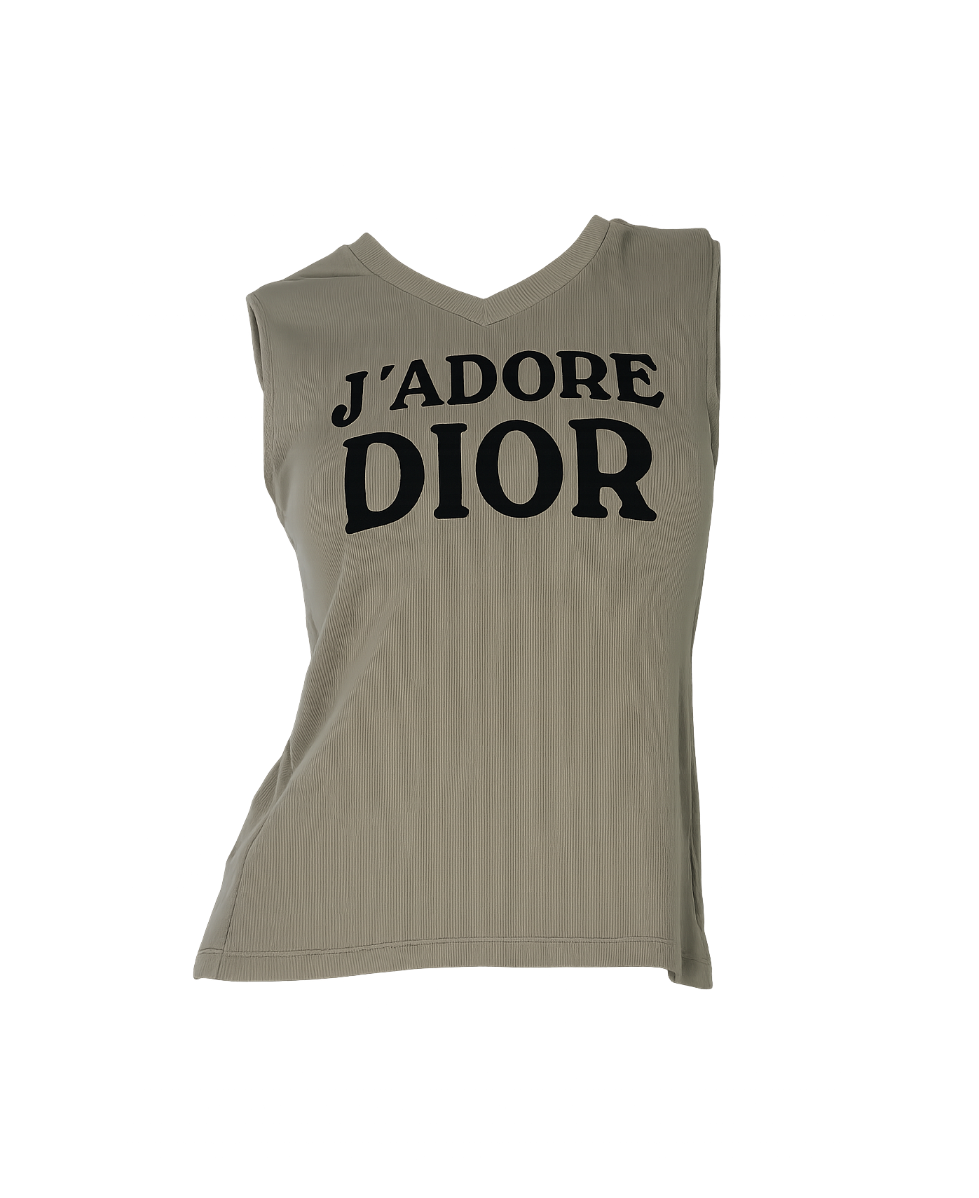 Christian Dior "J'adore Dior" Kaki Vneck Tanktop