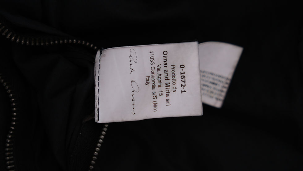 Thumbnail: Rick Owens "Stooges" Heavy Leather Jacket Multi Zips
