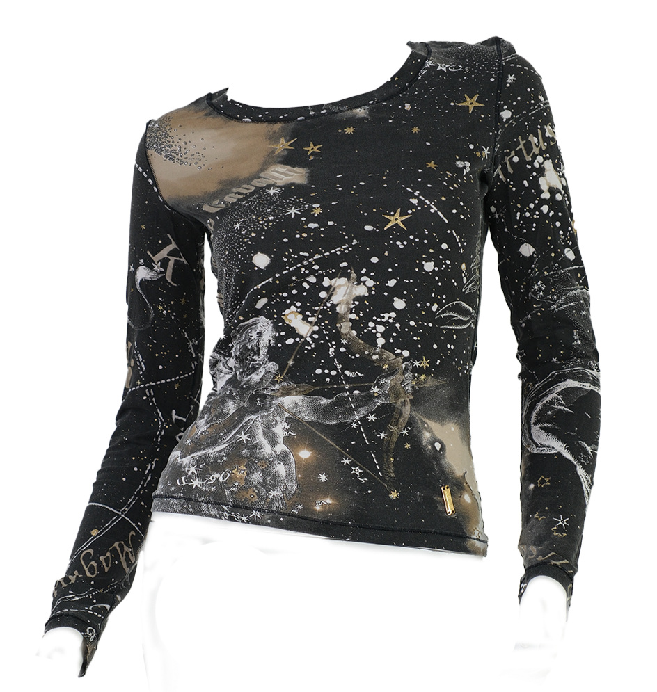 Roberto Cavalli Constallation Fw2003 Longsleeve