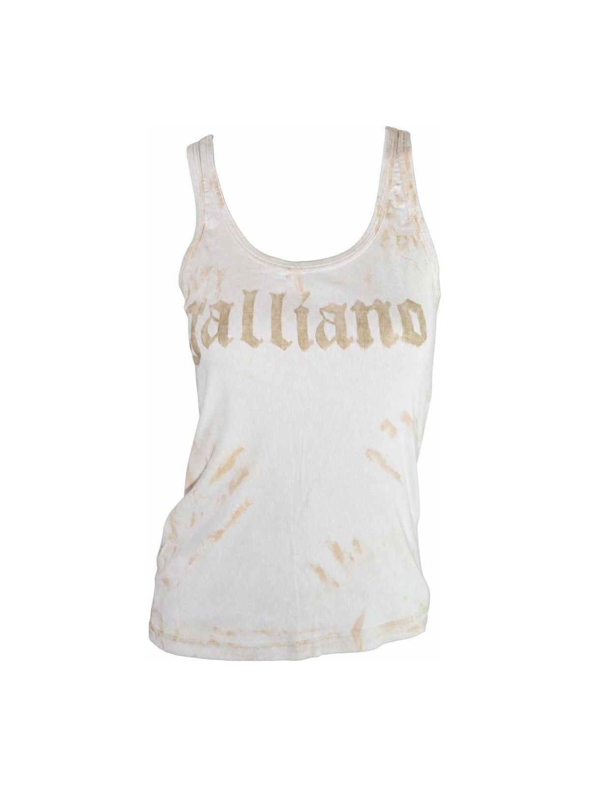Galliano Mud and Pin Dirty Tanktop 2000s