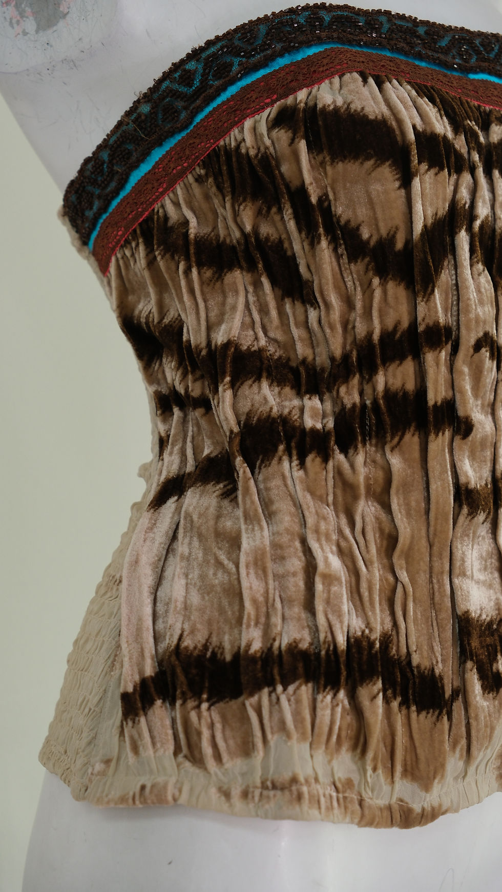 Thumbnail: La Perla Animal Printed Bustier/corset 2000s
