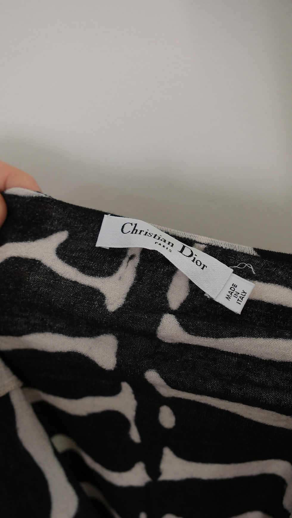 Thumbnail: Christian Dior Zebra Coton Top 00s