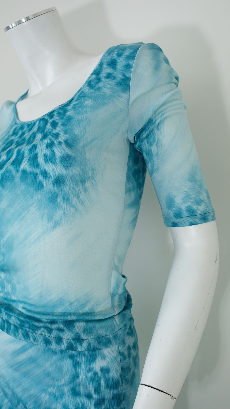 Thumbnail: Roberto Cavalli Class Blue Animal Print Set 2000s