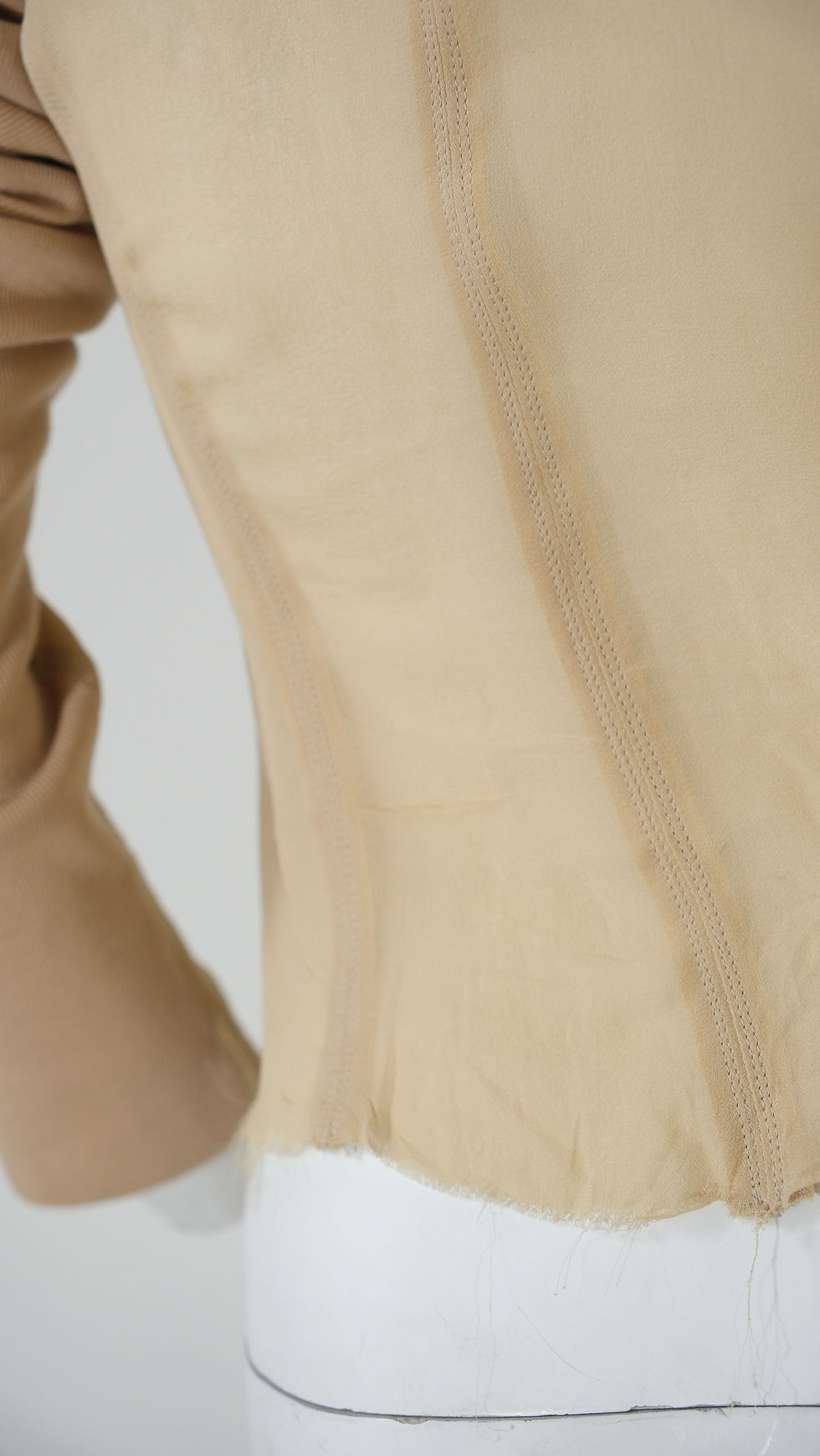 Thumbnail: Rick Owens Silk Asymetrical High Neck Jacket