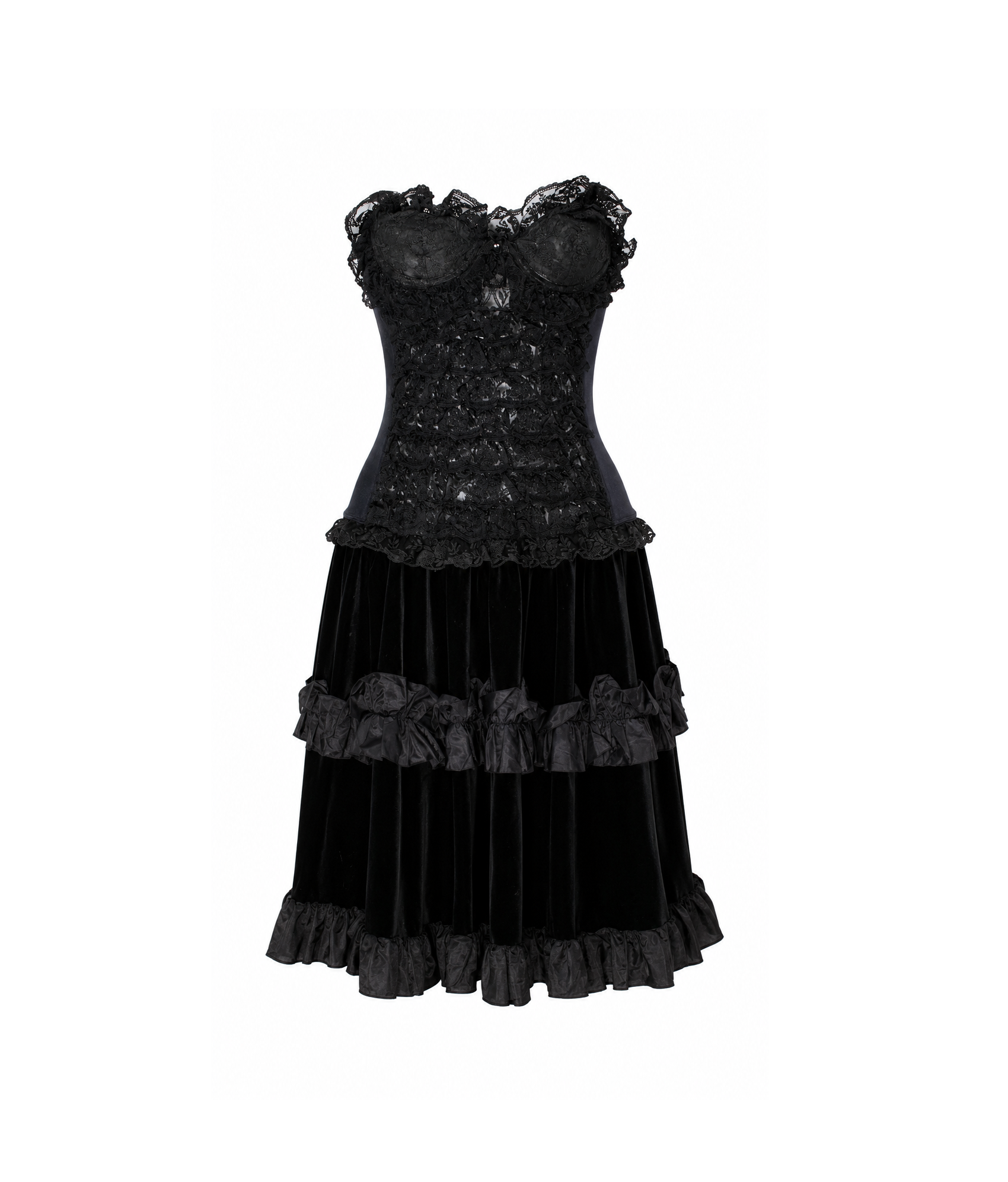 Blumarine 90s Dentelle Corset Dress