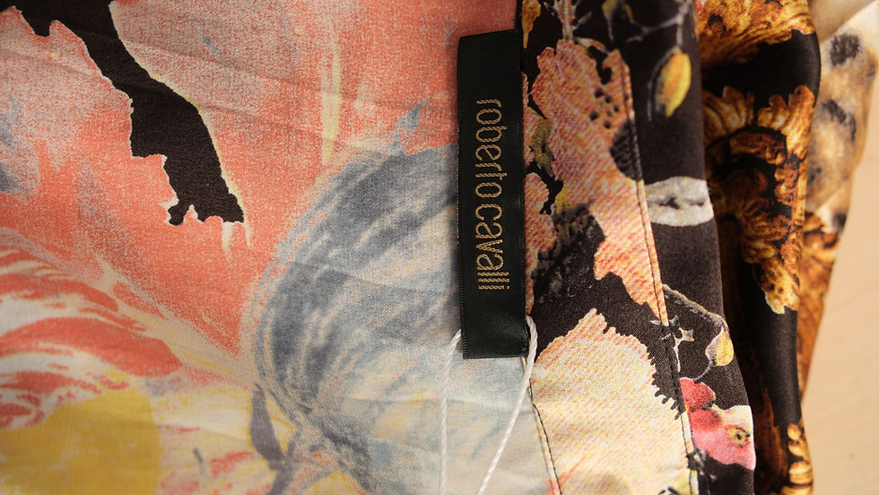 Thumbnail: Roberto Cavalli Early 2000s Floral Print Silk Shirt
