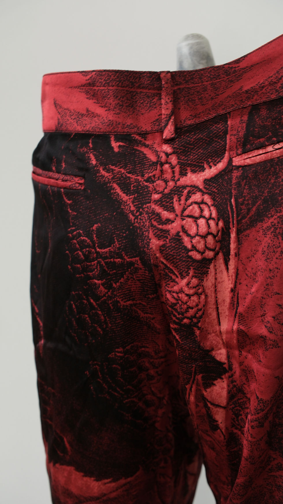 Thumbnail: Roberto Cavalli Silk Devil Spall Pants 1990s