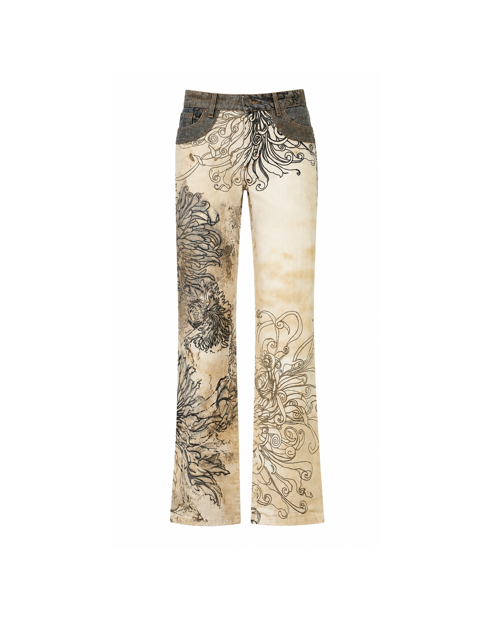 Just Cavalli Floral Contemporary Beige 2000s
