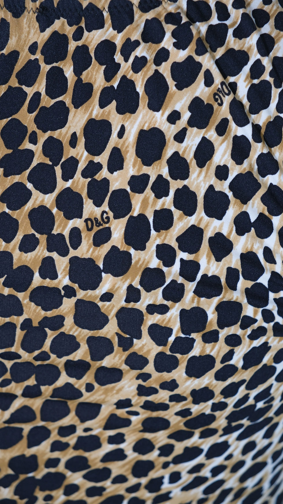 Thumbnail: Dolce & Gabbana Cheetah and Black Dentelle Sexy Top 2000s