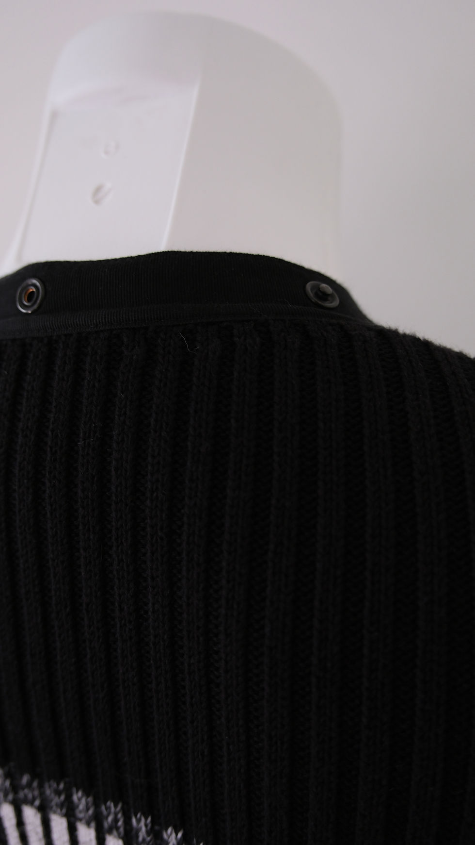 Thumbnail: Balenciaga Stripped Cardigan Big Logo Back Bb