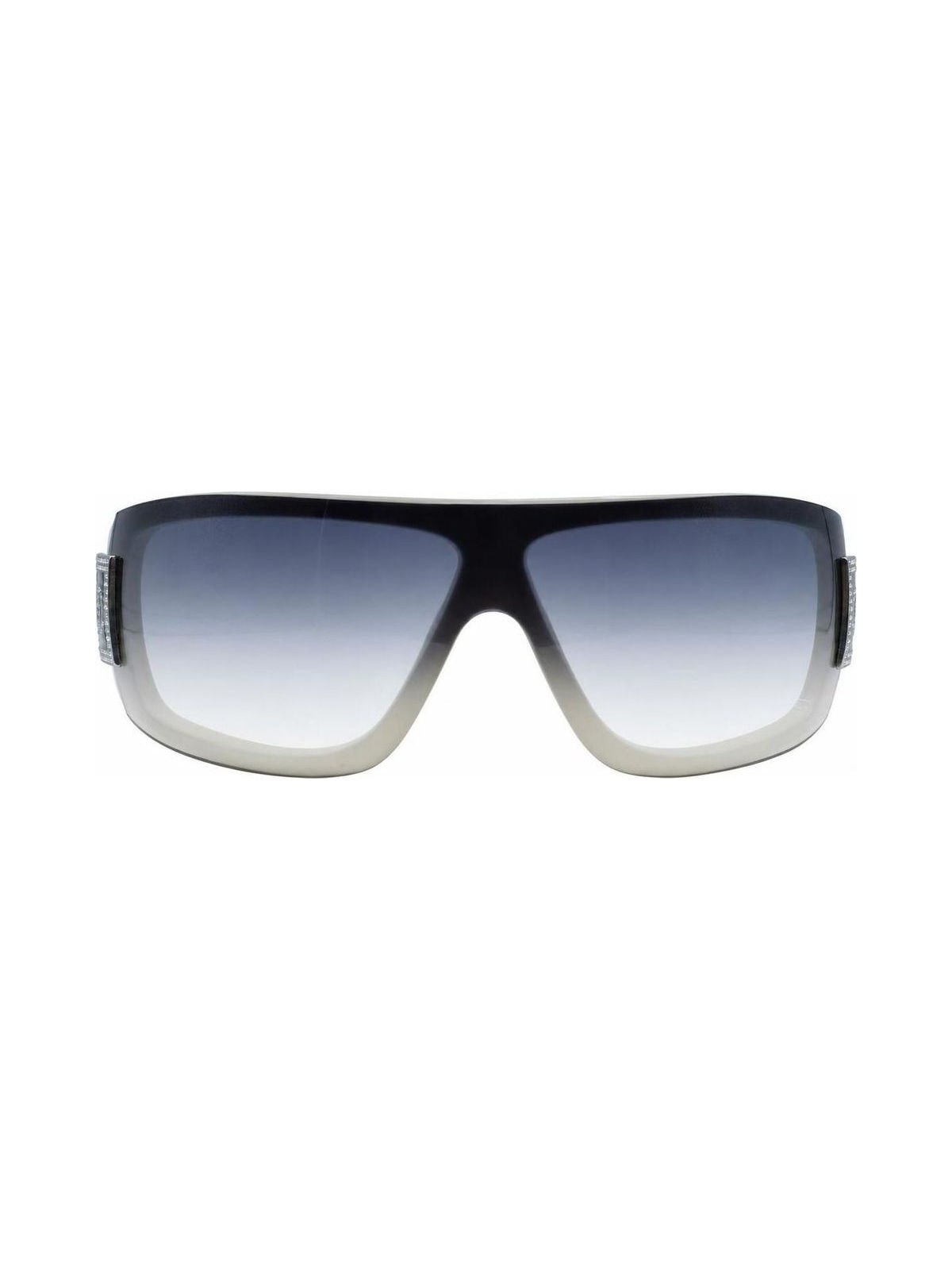 Chanel Black Frameless Oversized White Tinted Mask